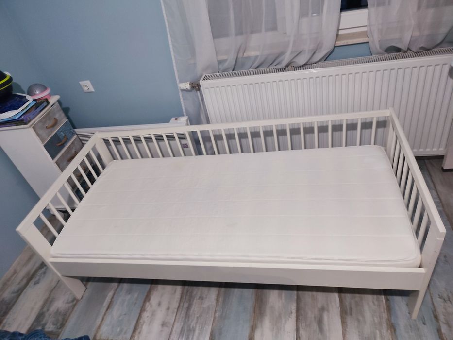 Легло от  масив с матрак и рамка 70/160см