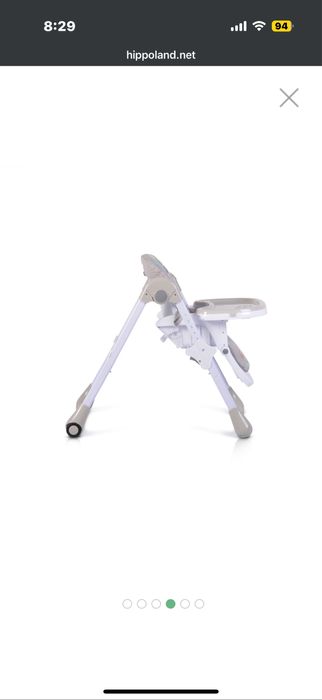 Столче за хранене MONI Muffin сив