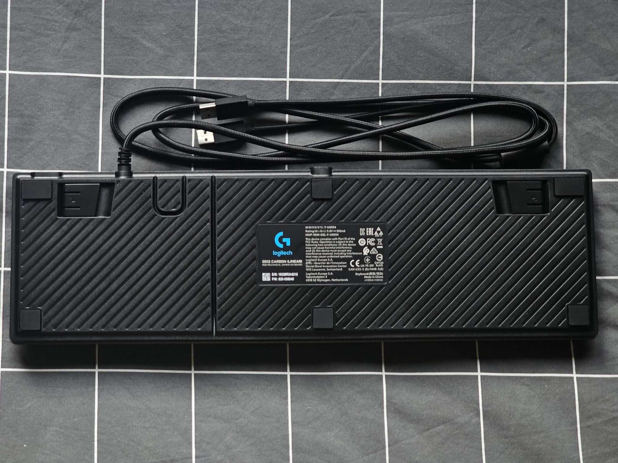 Logitech G512 Carbon – Механична геймърска клавиатура с RGB