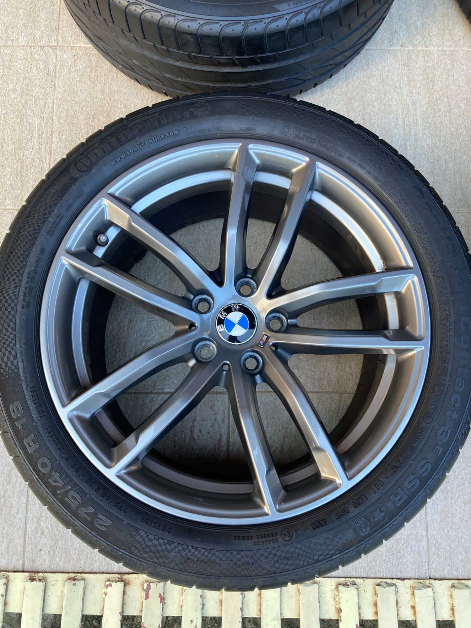 Jante BMW G30 R18 Style 662 M Sport Continental 2022 +Senzori Presiune