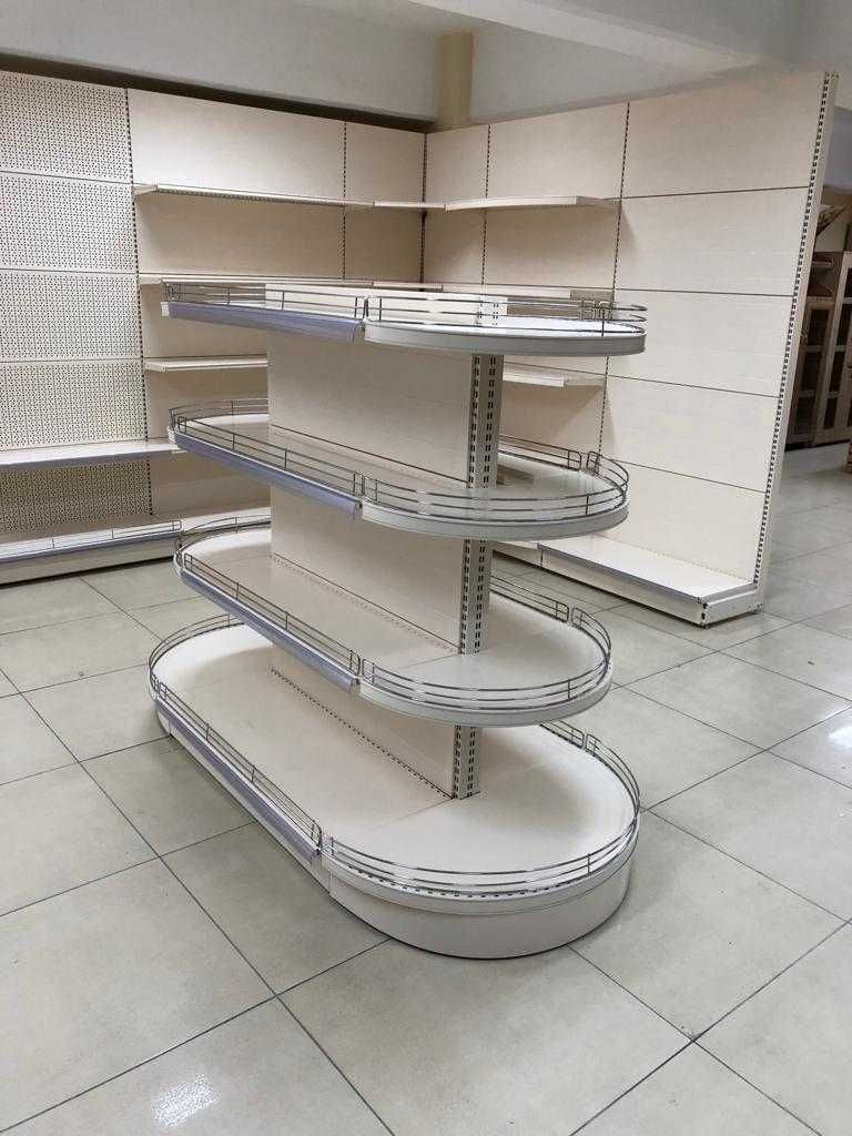 Метални стелажи за оборудване на магазин за детски стоки /НОВИ/