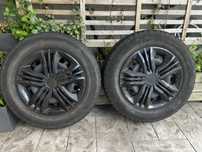 Jante tabla neagra 195/65 R15 cu cauciuc M+S