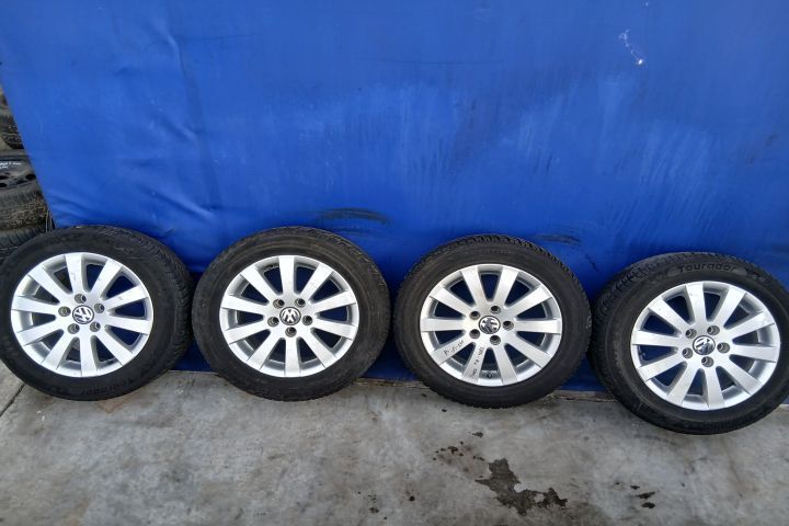 Jante aliaj cu anvelope 16 - set 215/55 R16 215/55 R16 Volkswagen VW