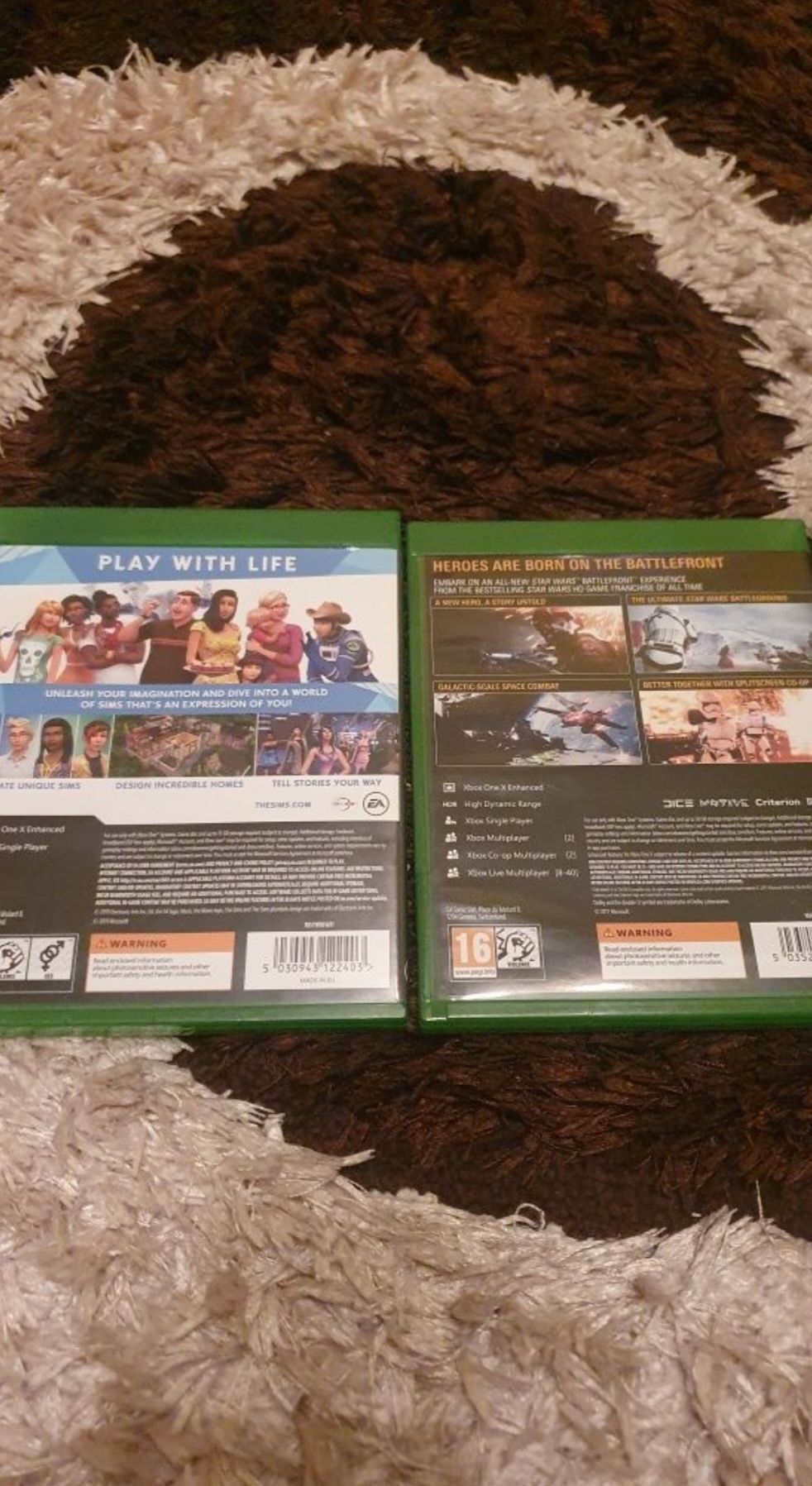 Sims 4 и Battlefield 2 за xbox one