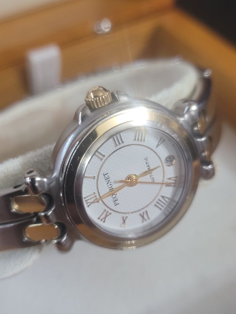 Emile Pequignet Moorea automatic aur și oțel de damă