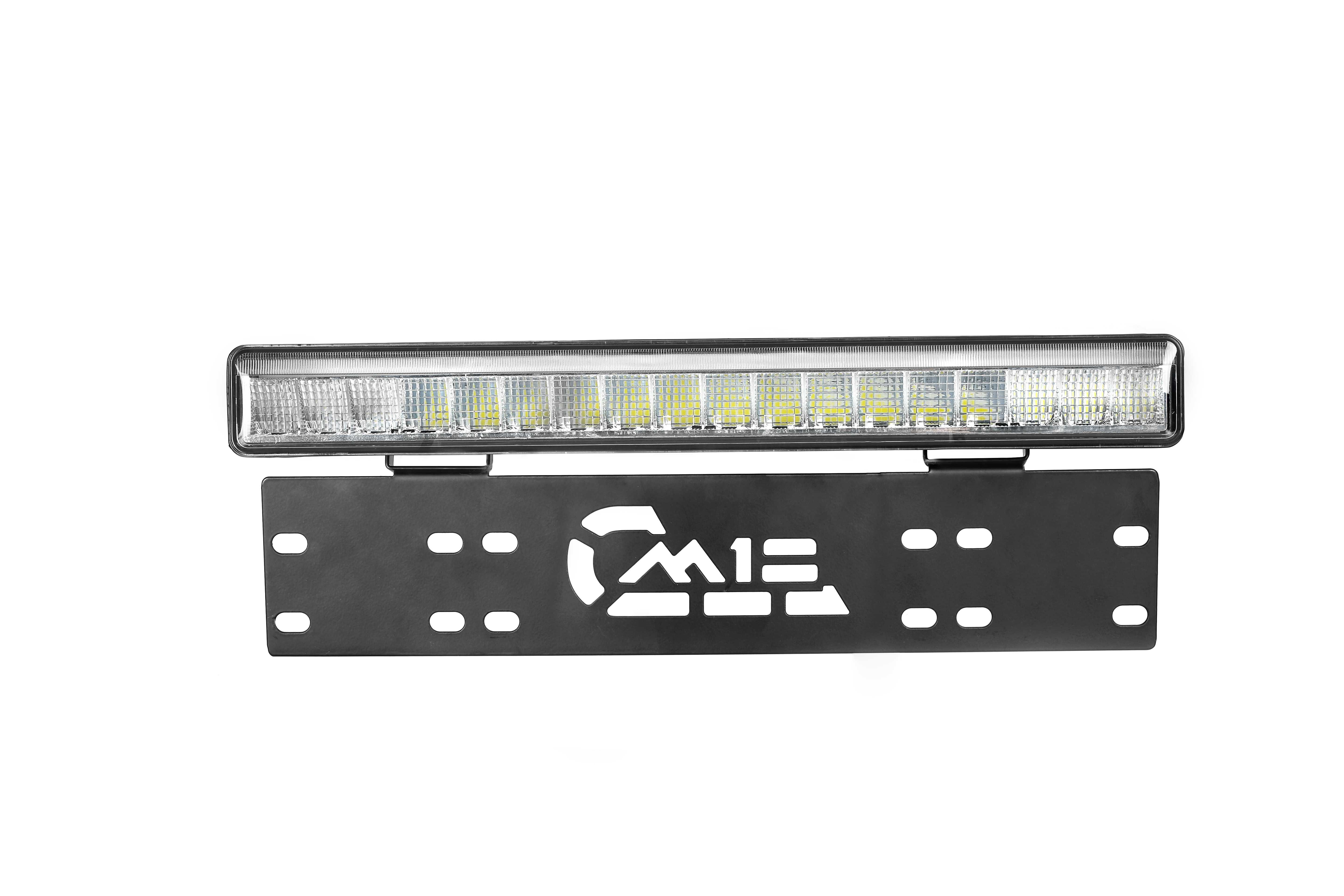 38см LED Лед Бар Със Стойка За Номер Три Функции 55W 12-24V E-Mark