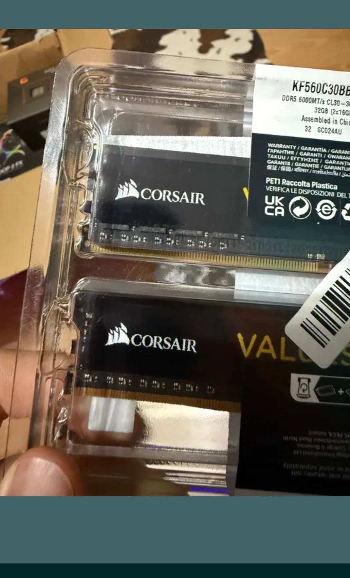 Corsair Valueselect DDR4 8GB x2 (16gb) 2666MHz