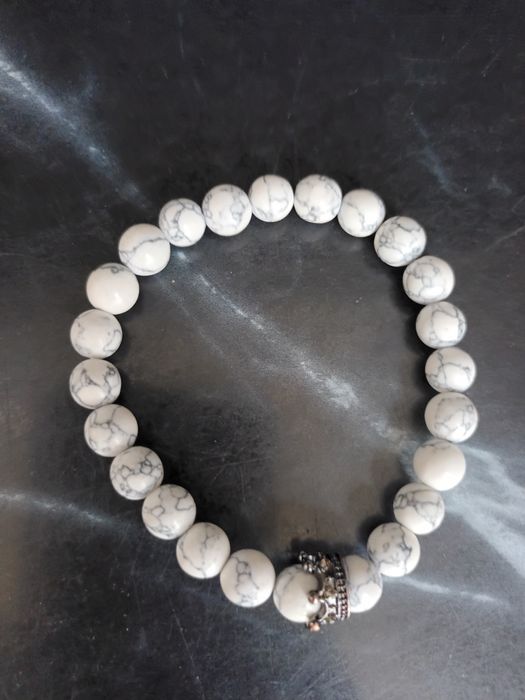 2 Brățări  King/Queen din piatră vulcanică