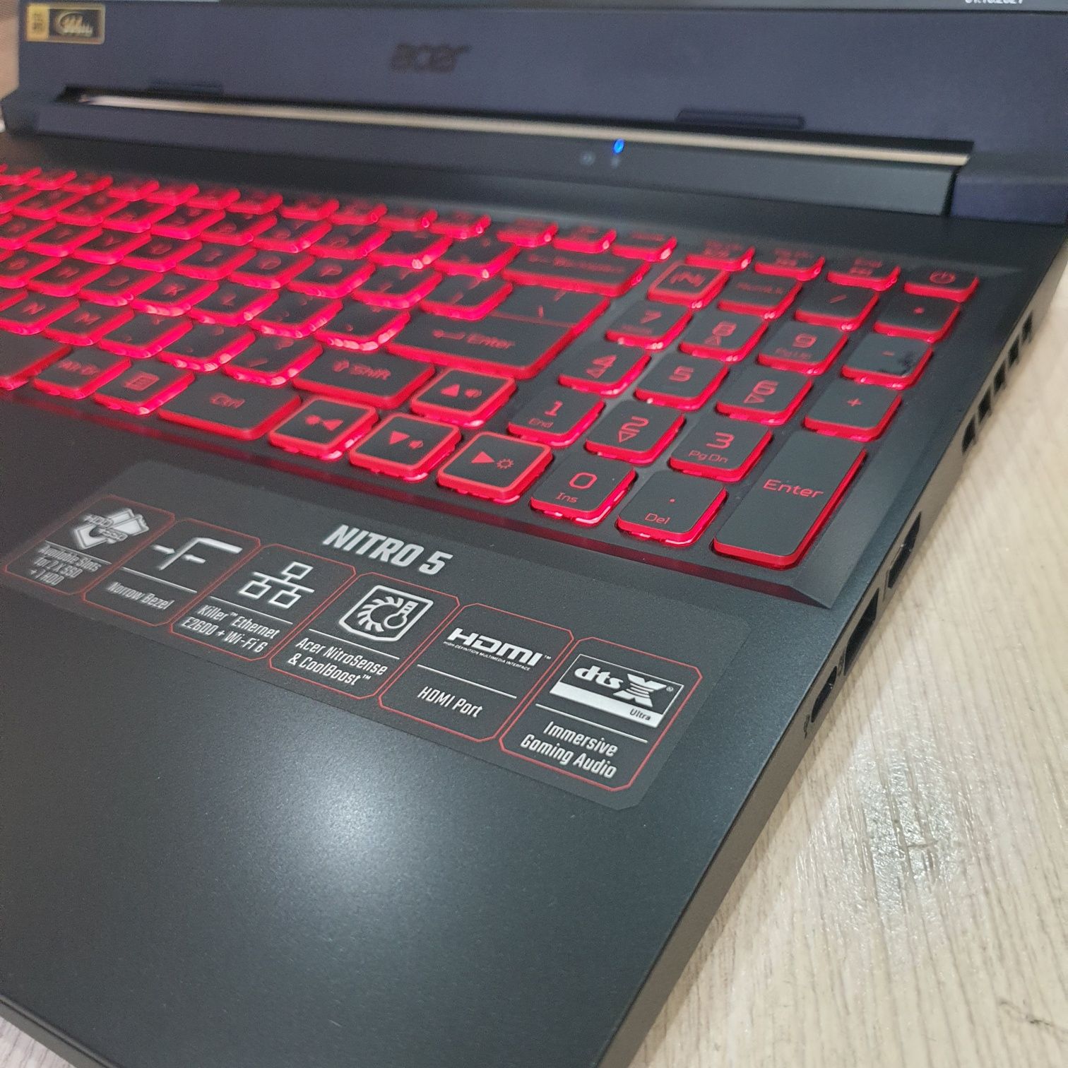 мощный, игровой i5 ноутбук Acer Nitro 5, в отличном состоянии,