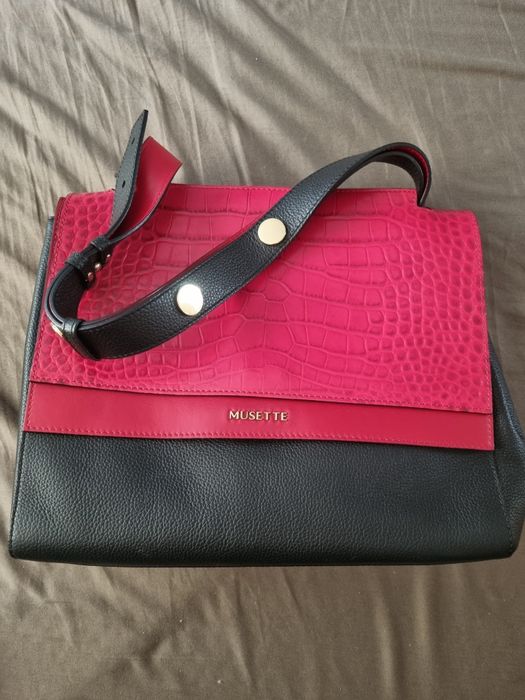 Geanta piele Musette