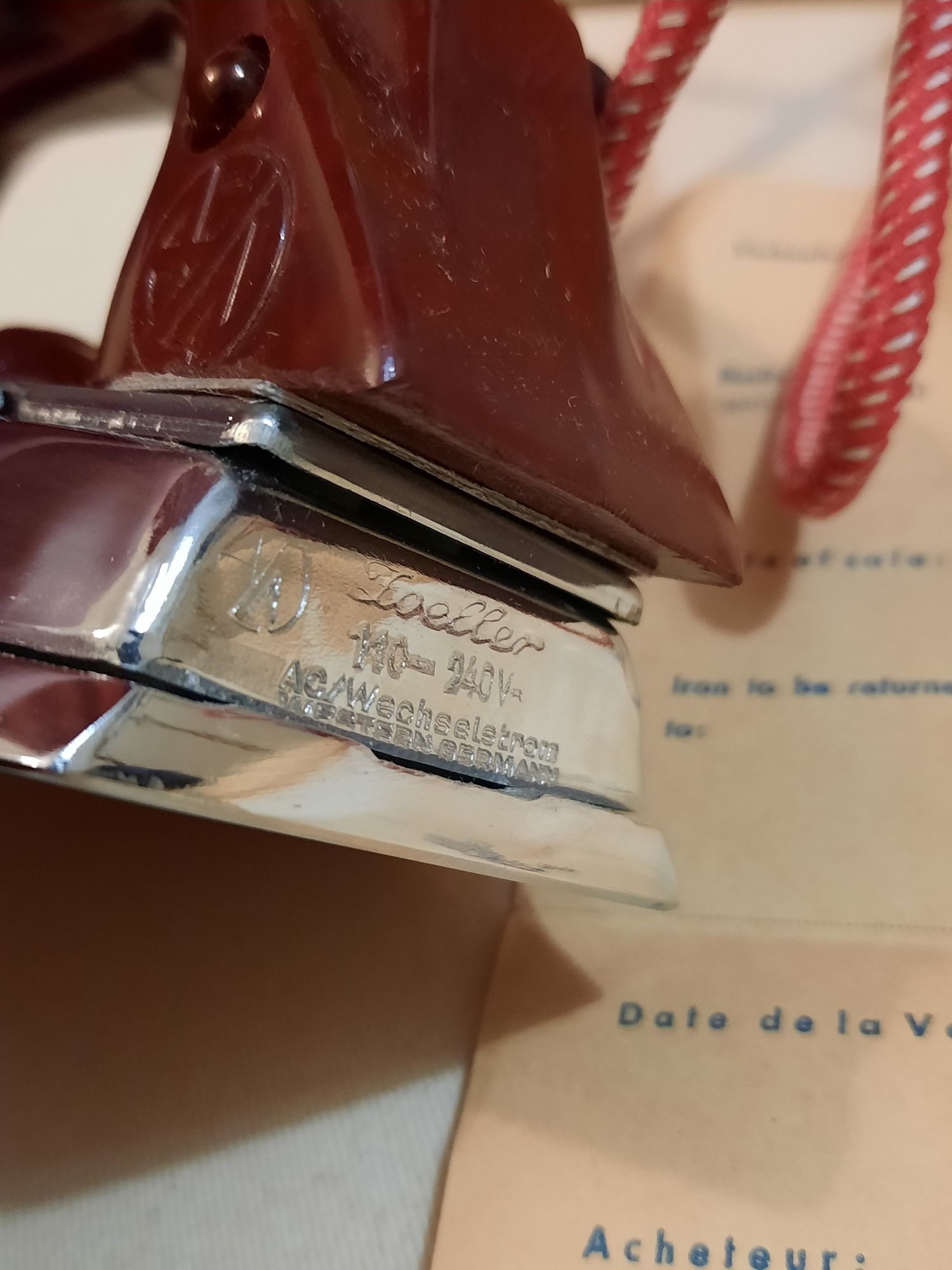 Zoeller AZN vintage cu certificat ani 50 mini calcator original nou