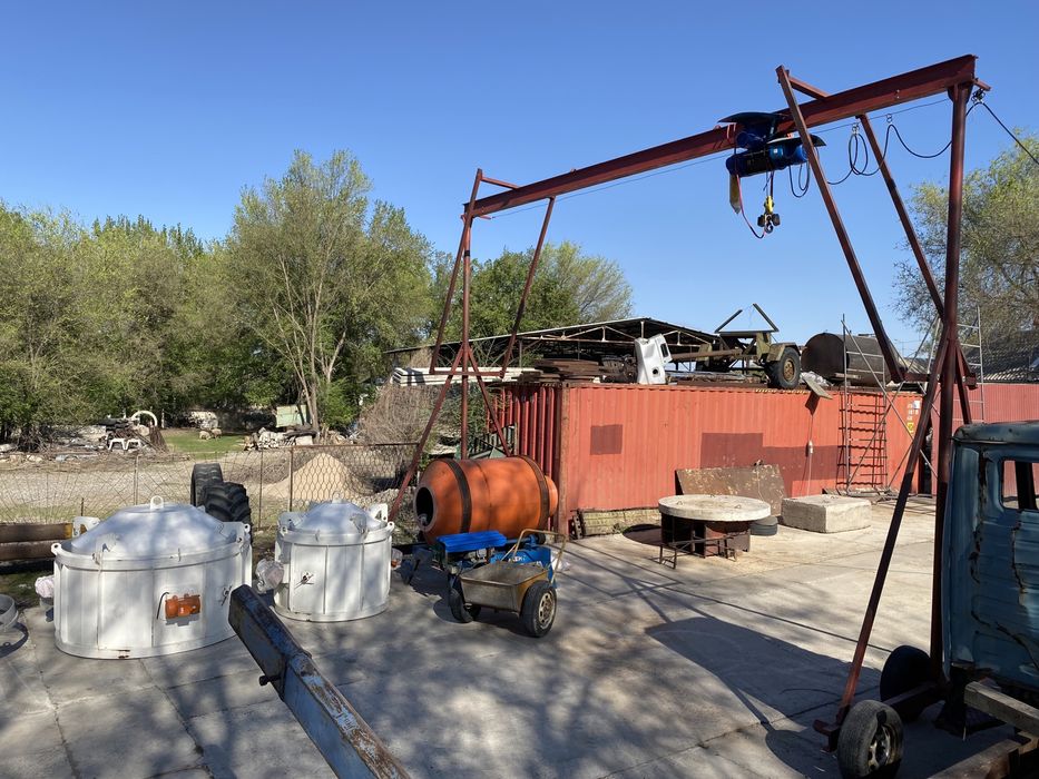 ЖБИ производство бетонных колец, готовый бизнес, абсолютно новый