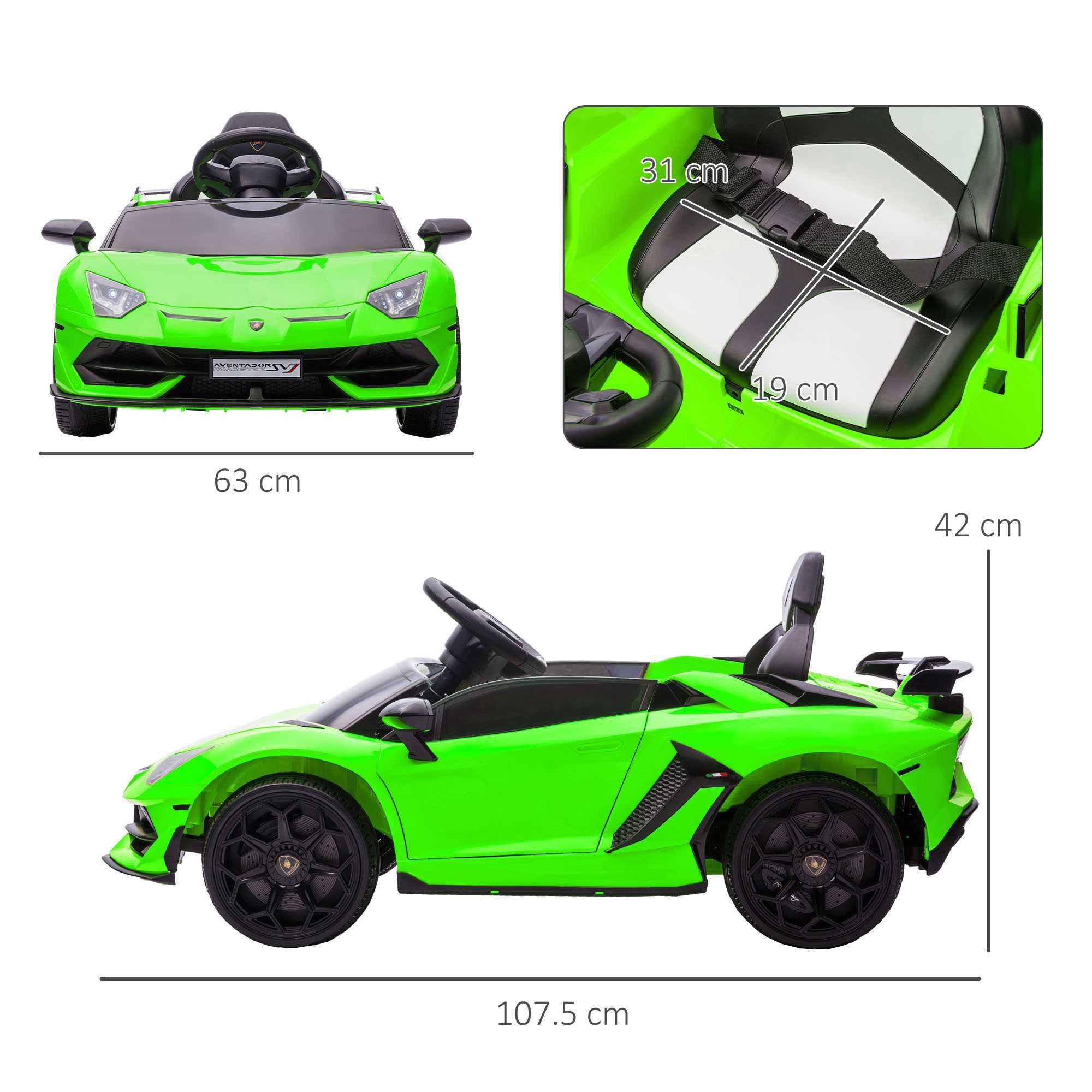 Лицензирана Акумулаторна Кола Lamborghini Aventador,12V/4.5AH,R/C 2.4G