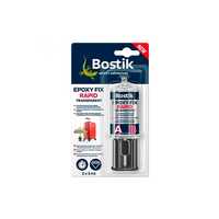 Bostik epoxy fix rapid transparent епоксидна смола прозрачна 2*3мл.