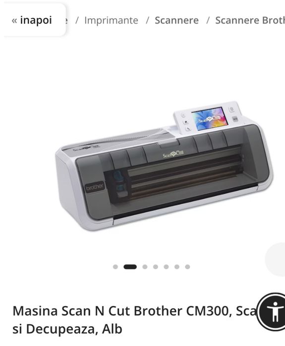 Vând masină scan N cut Brother CM300 scanează si decupează