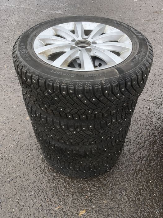 Комплект колес Contiinental шип на Мерседес