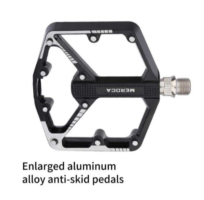 Pedale Meroca platforma aliaj aluminiu 2 rulmenți bicicleta bmx mtb