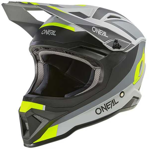 Детска каска O'NEAL 1 series Stream BLACK/NEON YELLOW V.24