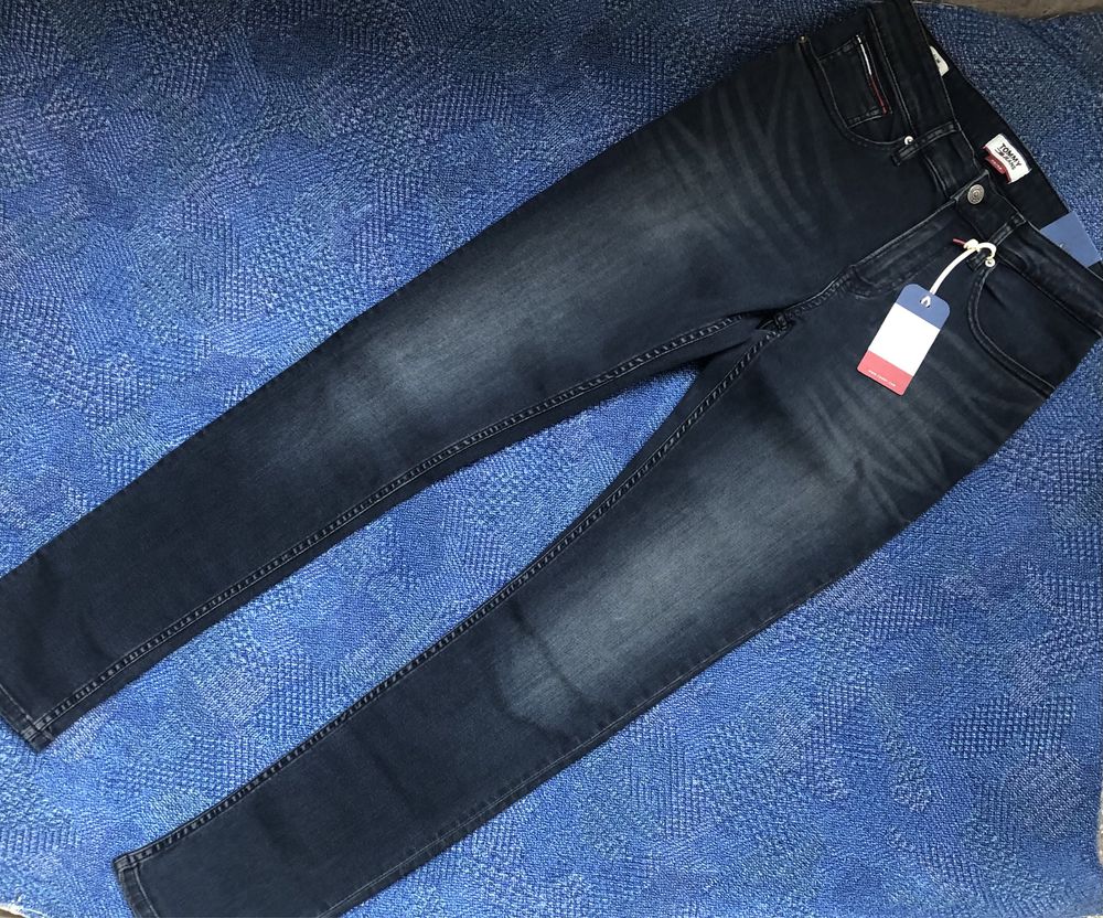 НОВИ Tommy Hilfiger Steve Slim Tapered Jeans ОРИГИНАЛНИ мъжки дънки 30