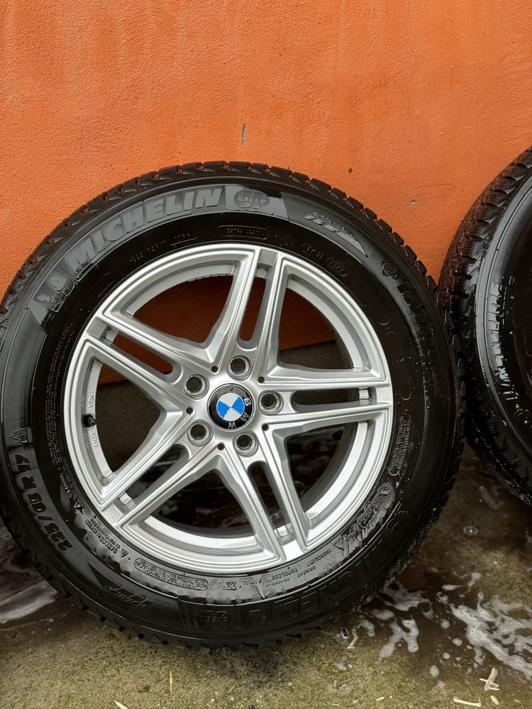 Jante BMW originale + anvelope Michelin impecabile cu profil bun