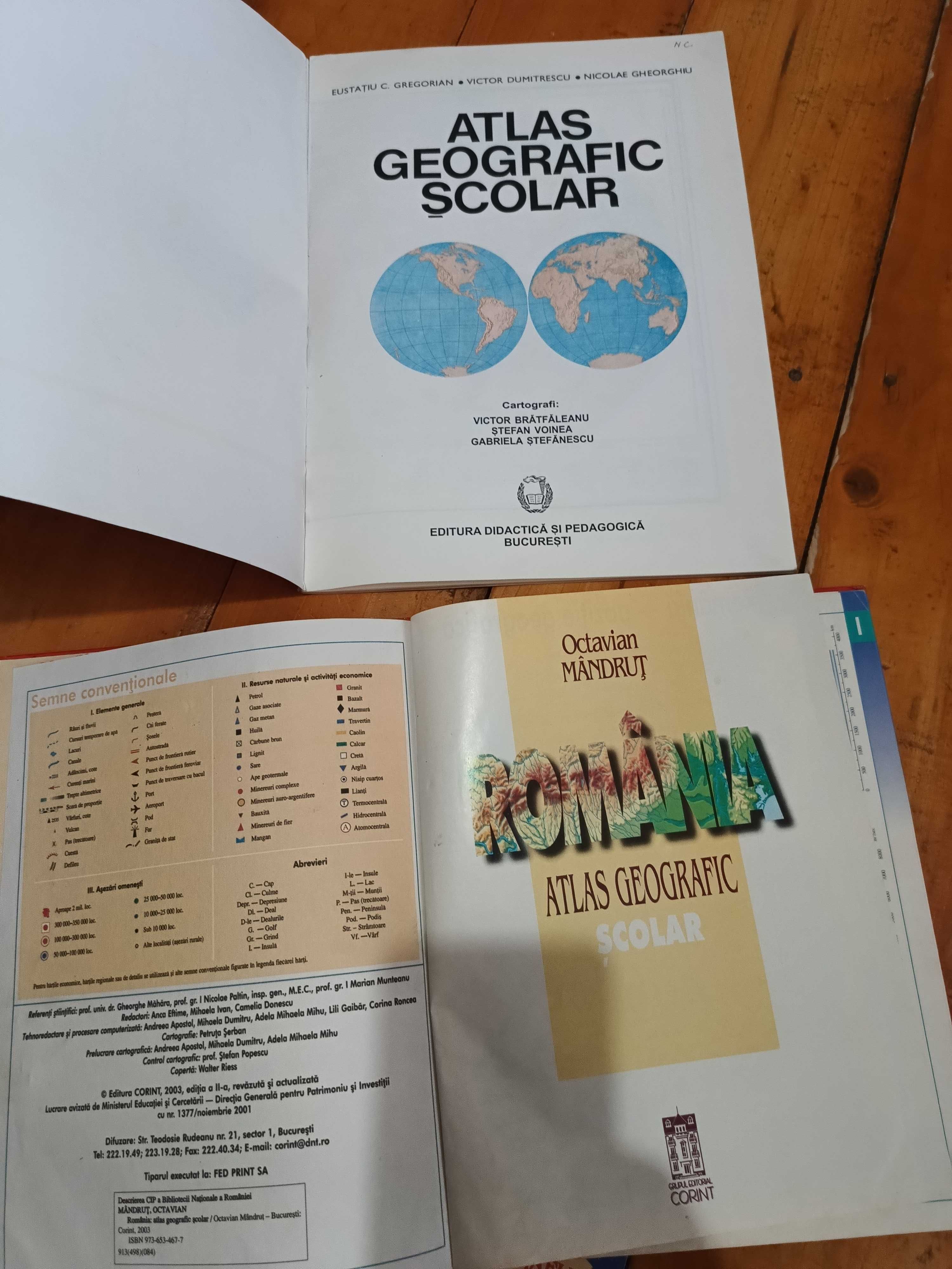 2 Atlasuri geografice scolare/ Geografie