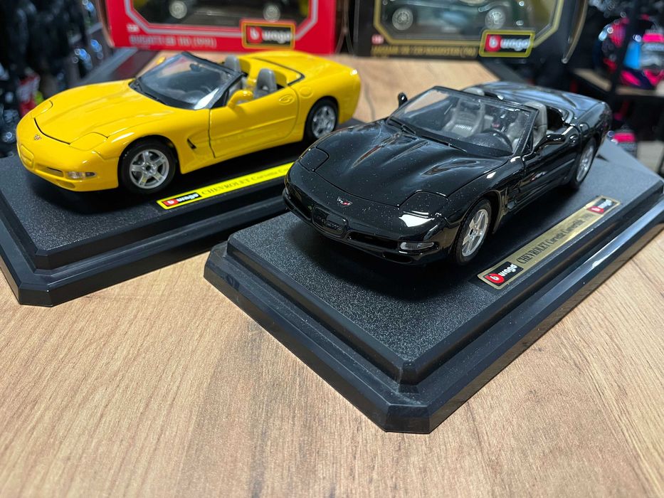 Метална колекционерска количкa CHEVROLET CORVETTE CABRIO мащаб 1:24