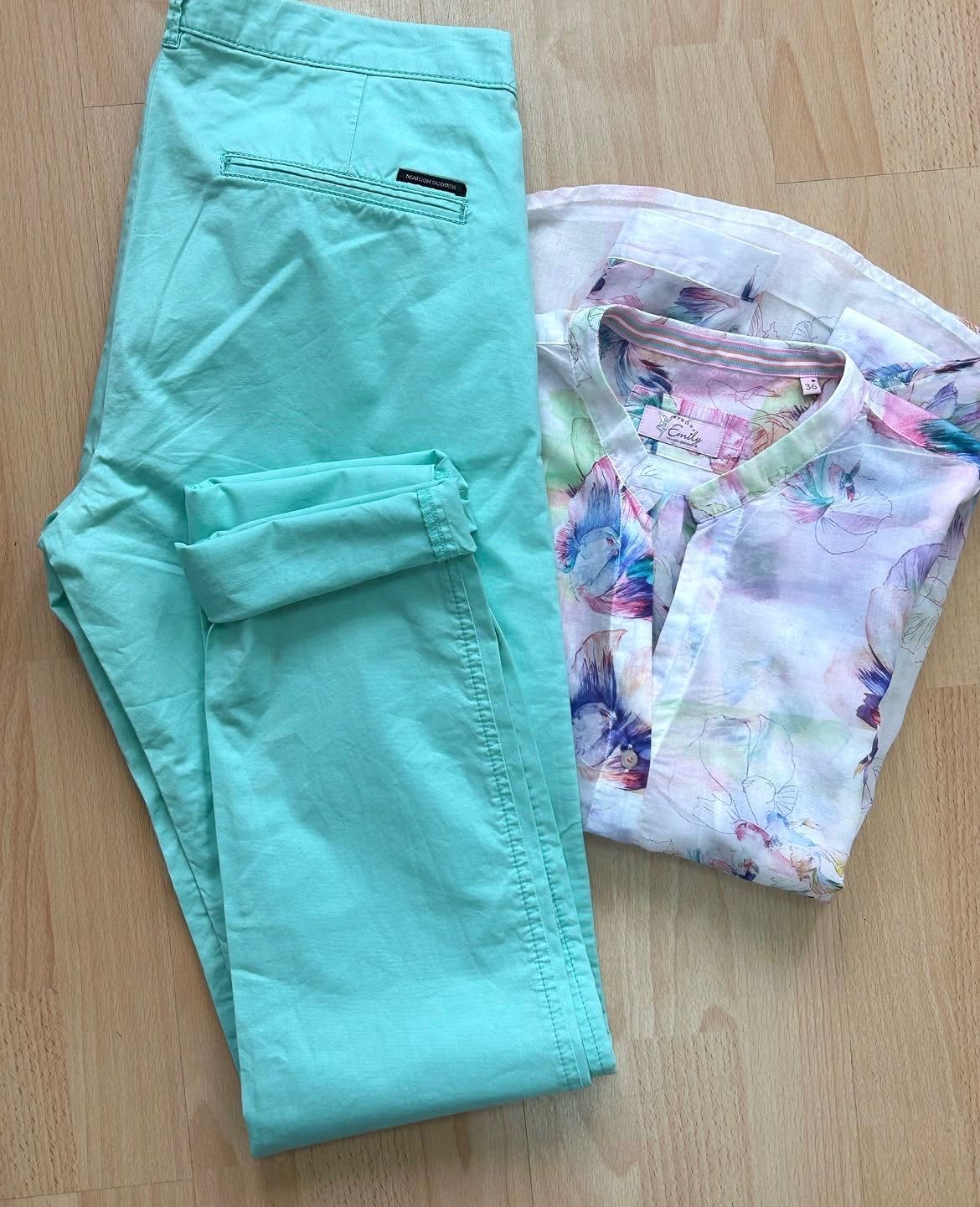 Сет от фина туника Emily Van den bergh и панталони Maison Scotch