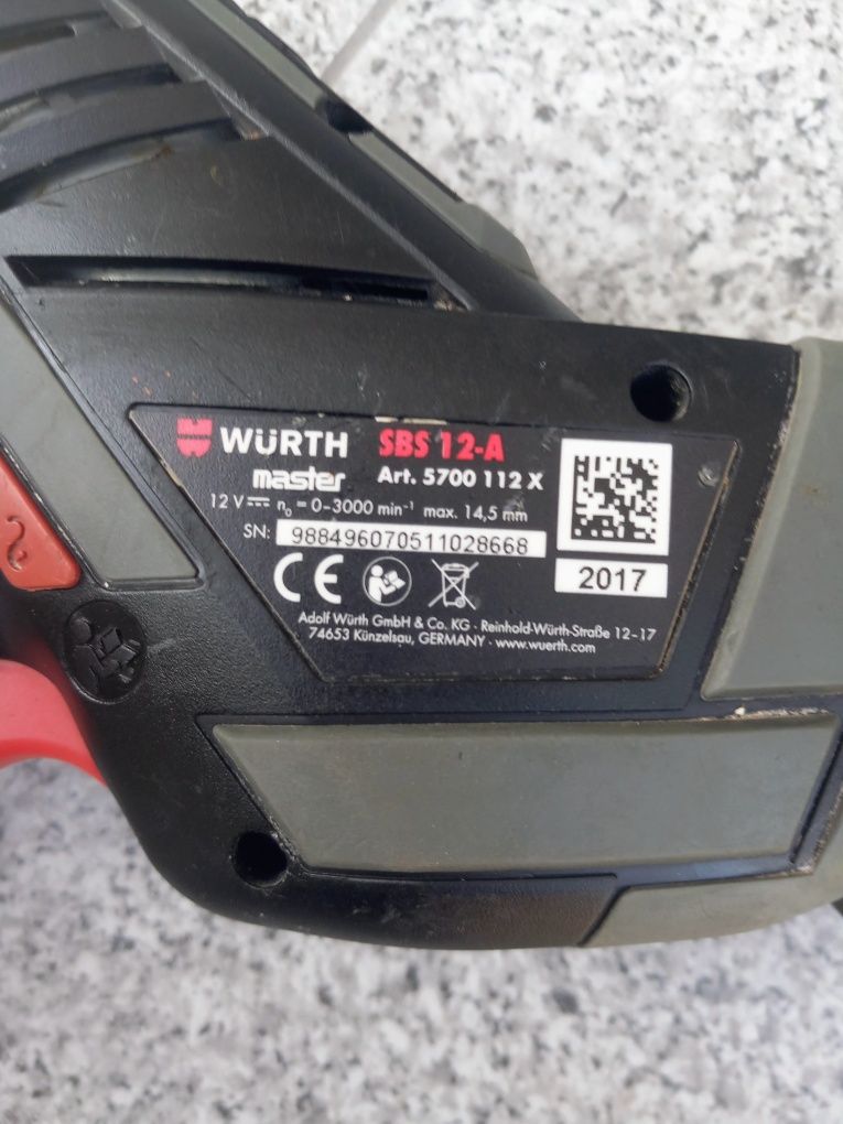 Wurth SBS 12-A Саблен трион