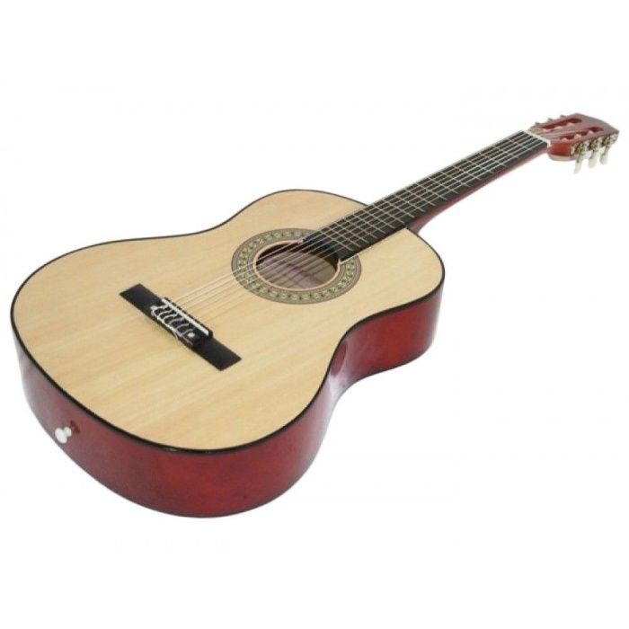 Chitara din lemn clasica 88cm corzi metalice 3/4