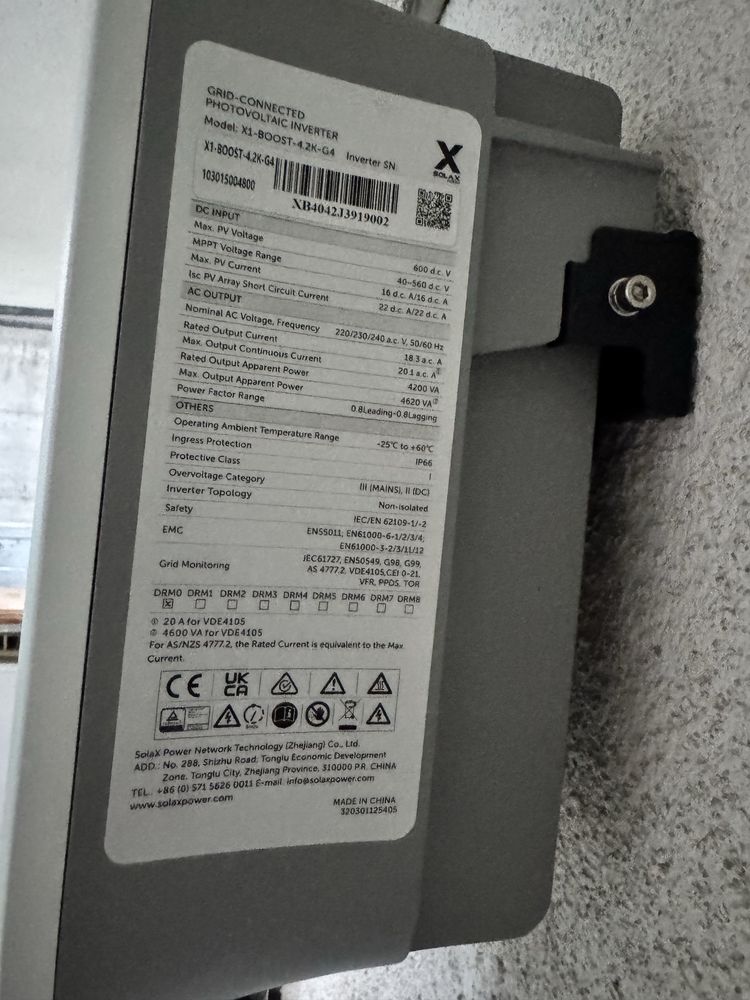 Монофазен Инвертор SOLAX 4.2 KW