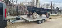Caruta solida după tractor butuci de u650 , schimb cu remorca 750 kg