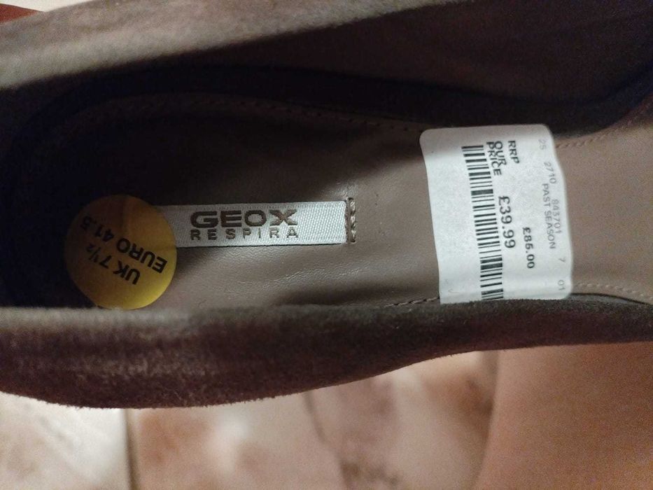 Pantofi Geox piele intoarsa