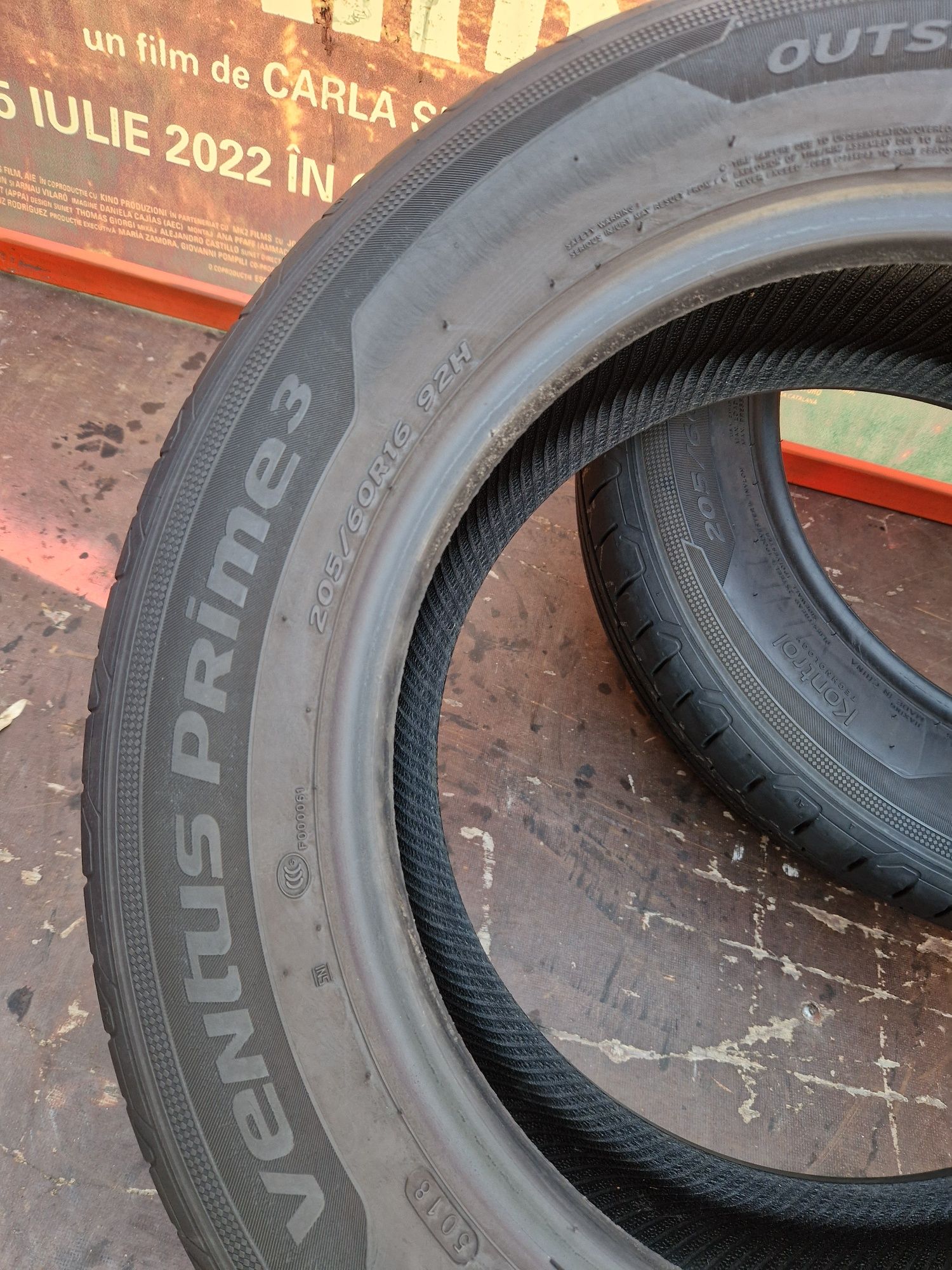 2 Anvelope Hankook 205 60 R16 de vara