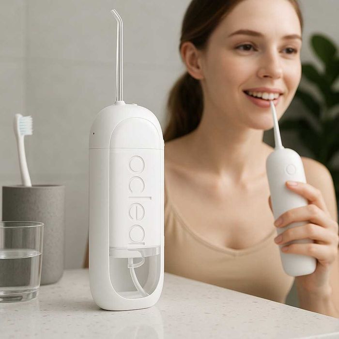 Зъбен душ Oclean W10 Lite, 2бр накрайника, 3 режима, 150мл