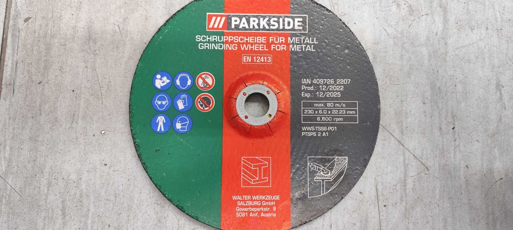 disc polizor unghiular 230x6x22 ptr. metal