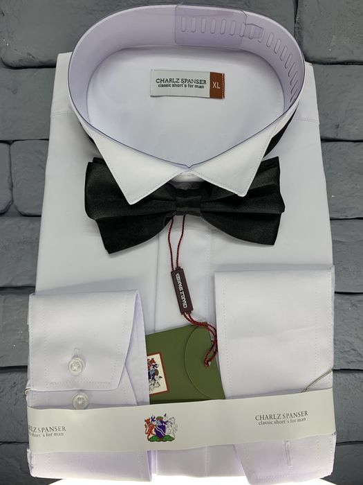 Рубашка под галстук-бабочку