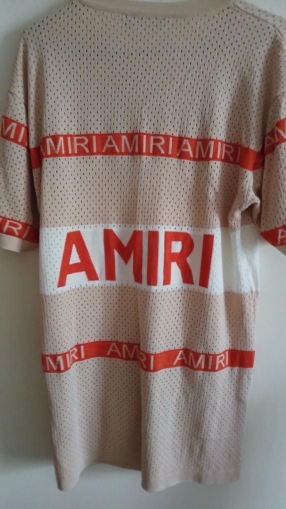 Мъжка тениска на мрежа Amiri mesh. XL