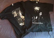 Tricouri Darkthrone (Transilvanian Hunger) și Alcest, XL