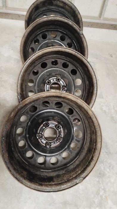 4 бр. Стоманени железни джанти 16" 5x108 7,0J ET46 Peugeot/Citroen