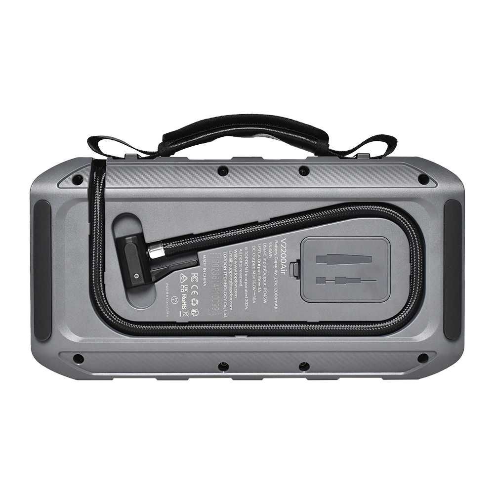 Jump Starter с вграден въздушен компресор TOPDON V2200 Air, 16000 mAh