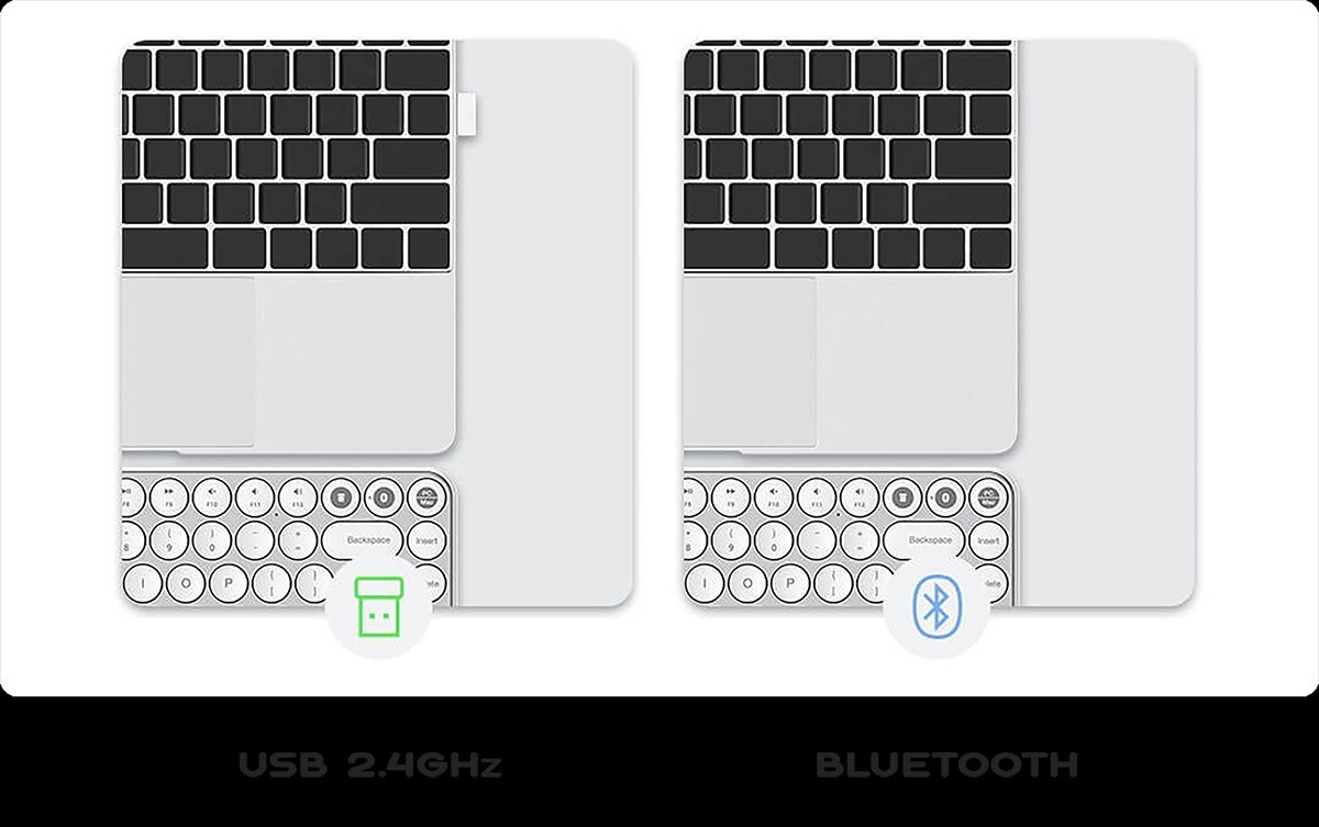 Клавиатура беспроводная Xiaomi MiiiW AIR85 Bluetooth Dual ModelMWXKT01
