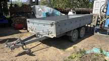 Remorcă Blyss 750kg Semi-Basculabila 307x156x39 + prelata