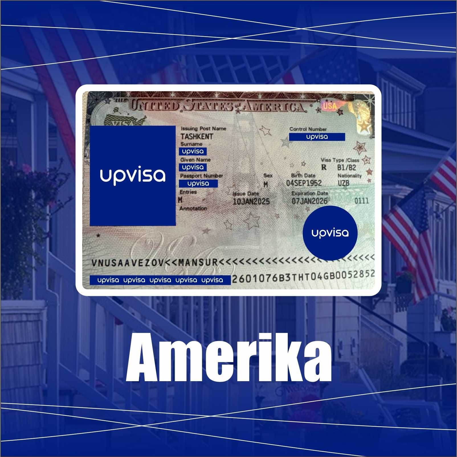 Amerika vizasini qo`lga kiritish