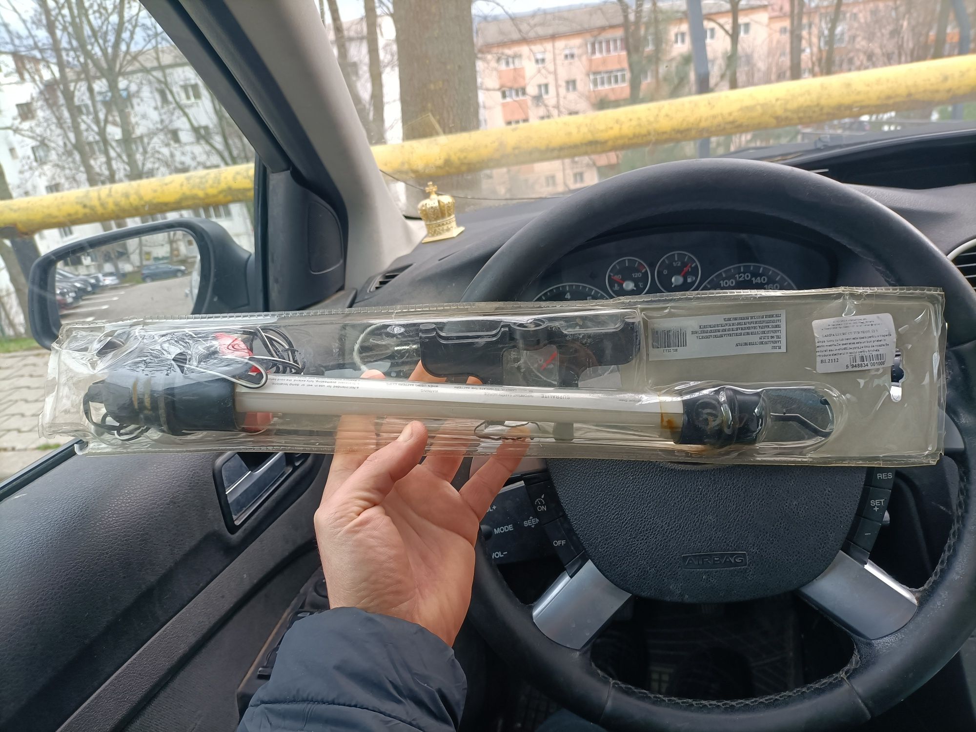 Lampă lucru auto cu tub neon 12 v livrare curier gratuită