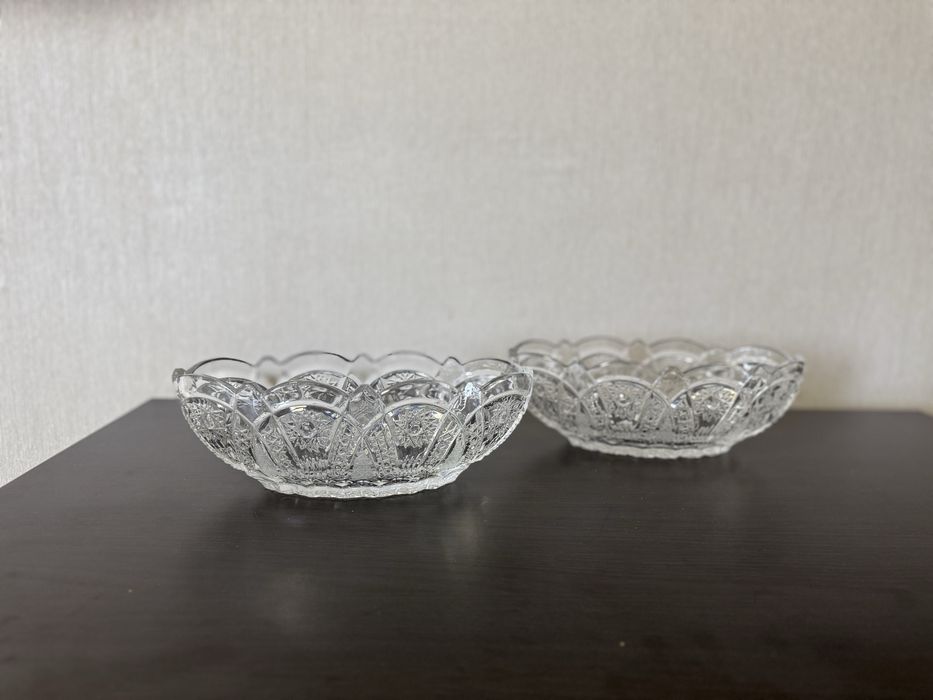 Хрустальные вазы СССР 2шт