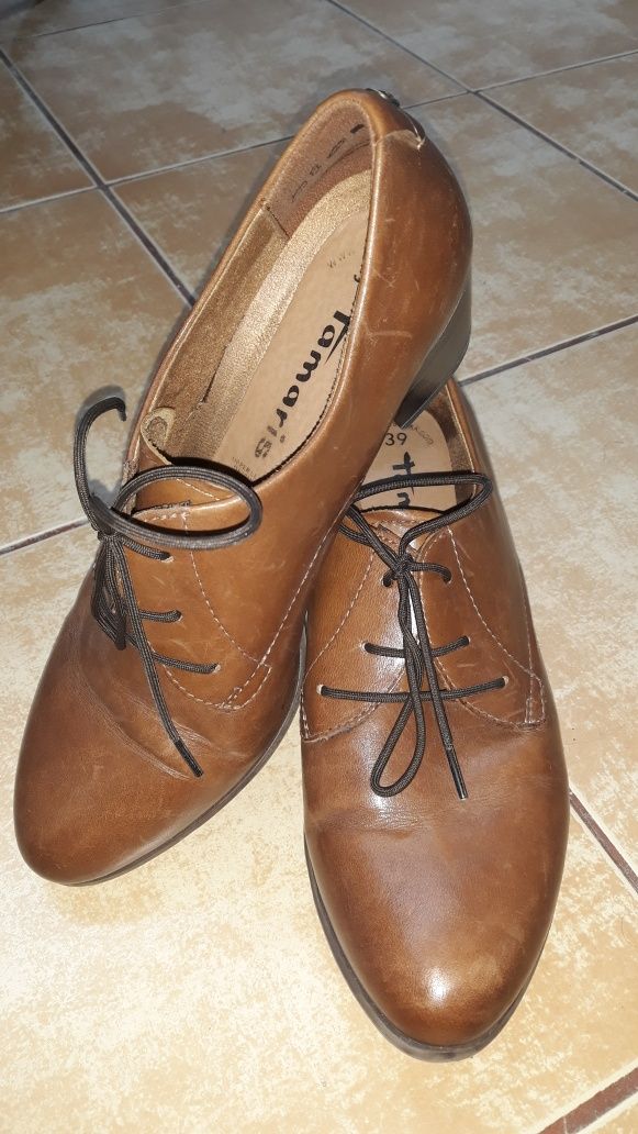 Pantofi dama, din piele, masura 39, marca Tamaris