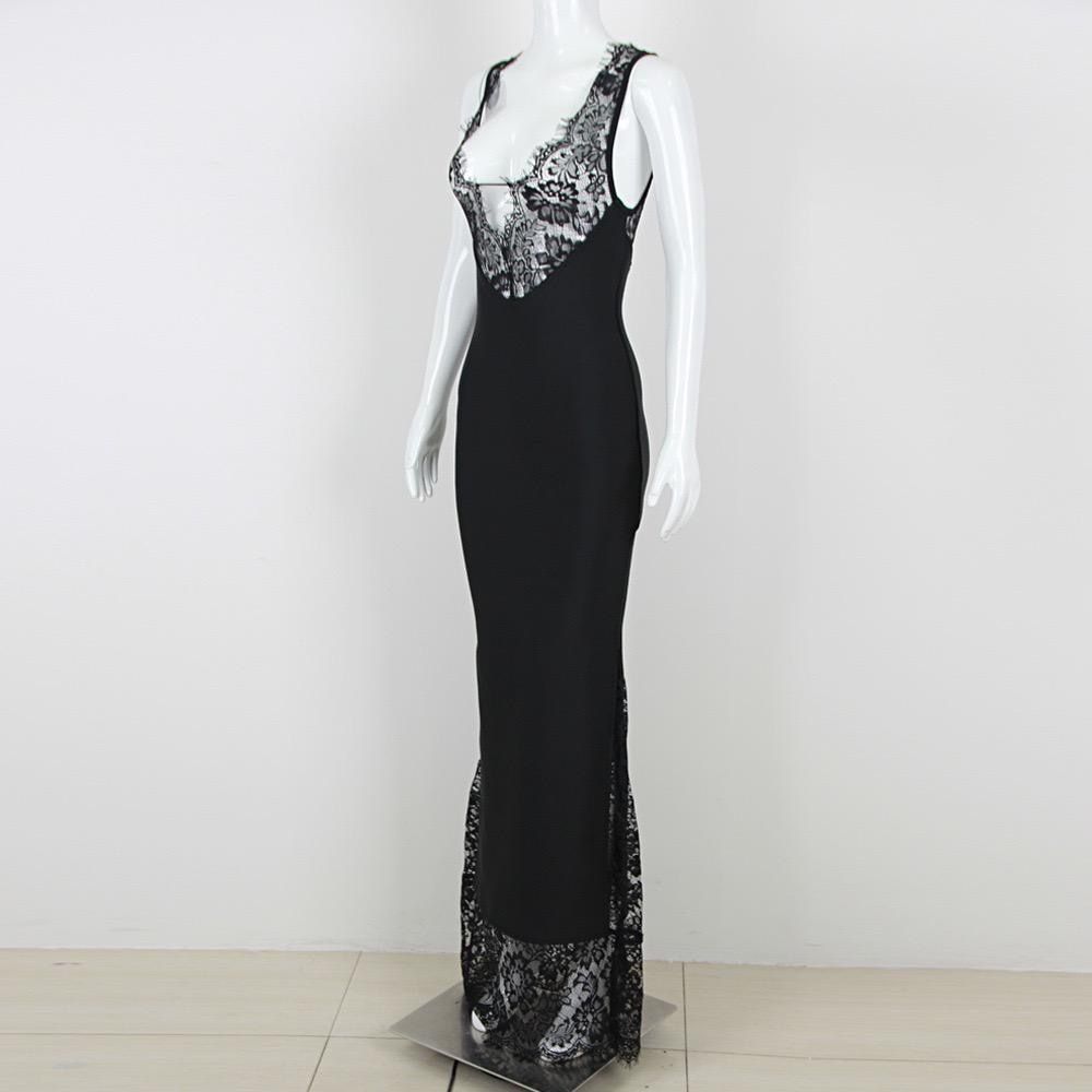 Макси рокля Velour Lace