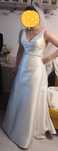 Vand Rochie mireasa tafta ivory cu trena lunga Elite Mariaj