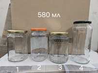 Буркани с капачки на винт 580мл, 720мл, 250мл, 212 мл