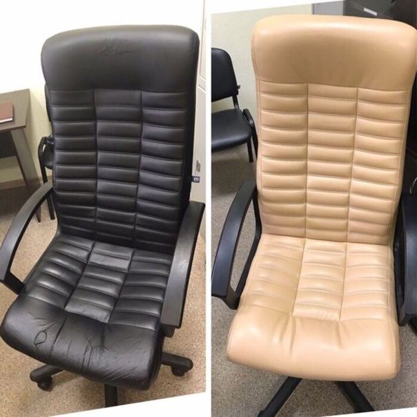 Перетяжка офисных кресел. Выезд.